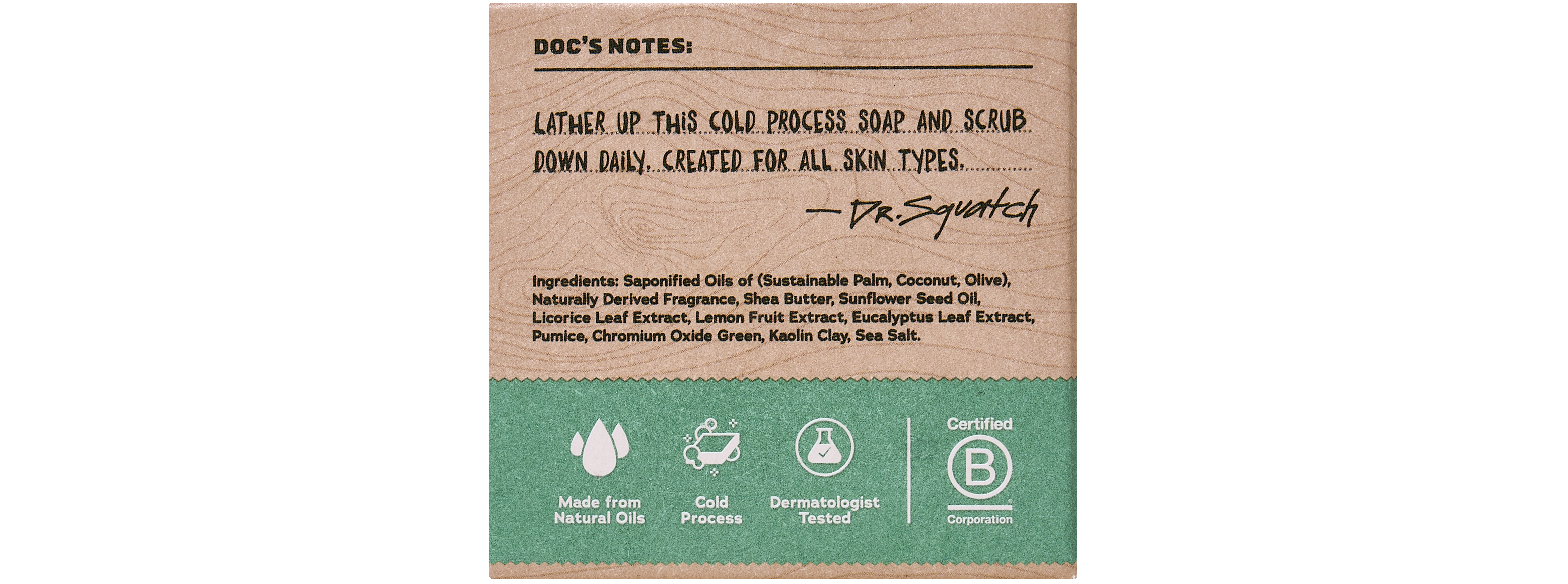 Dr. Squatch Rainforest Rapids Mini bar soap — product photo 2 of 3