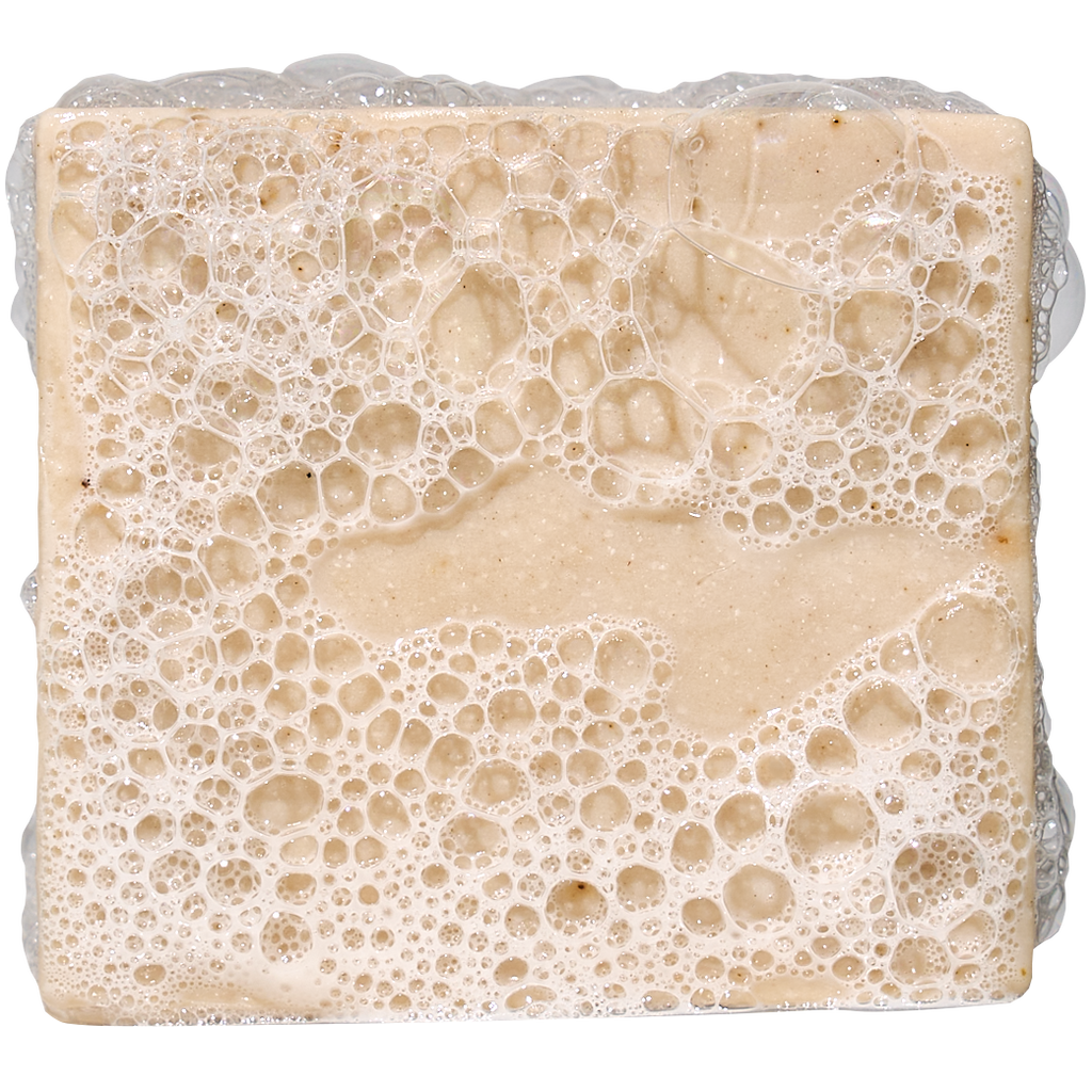 Lifestyle photo featuring Dr. Squatch Birchwood Breeze Mini bar soap