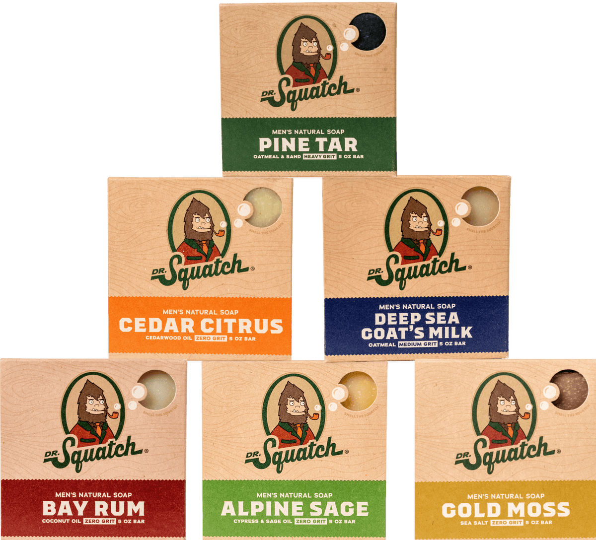 Dr. Squatch Soap Subscription - 7 Bars bar soap package