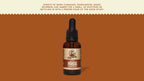 Brand and ingredient story panel for Dr. Squatch Conditioning Beard Oil & Cologne Fireside Bourbon