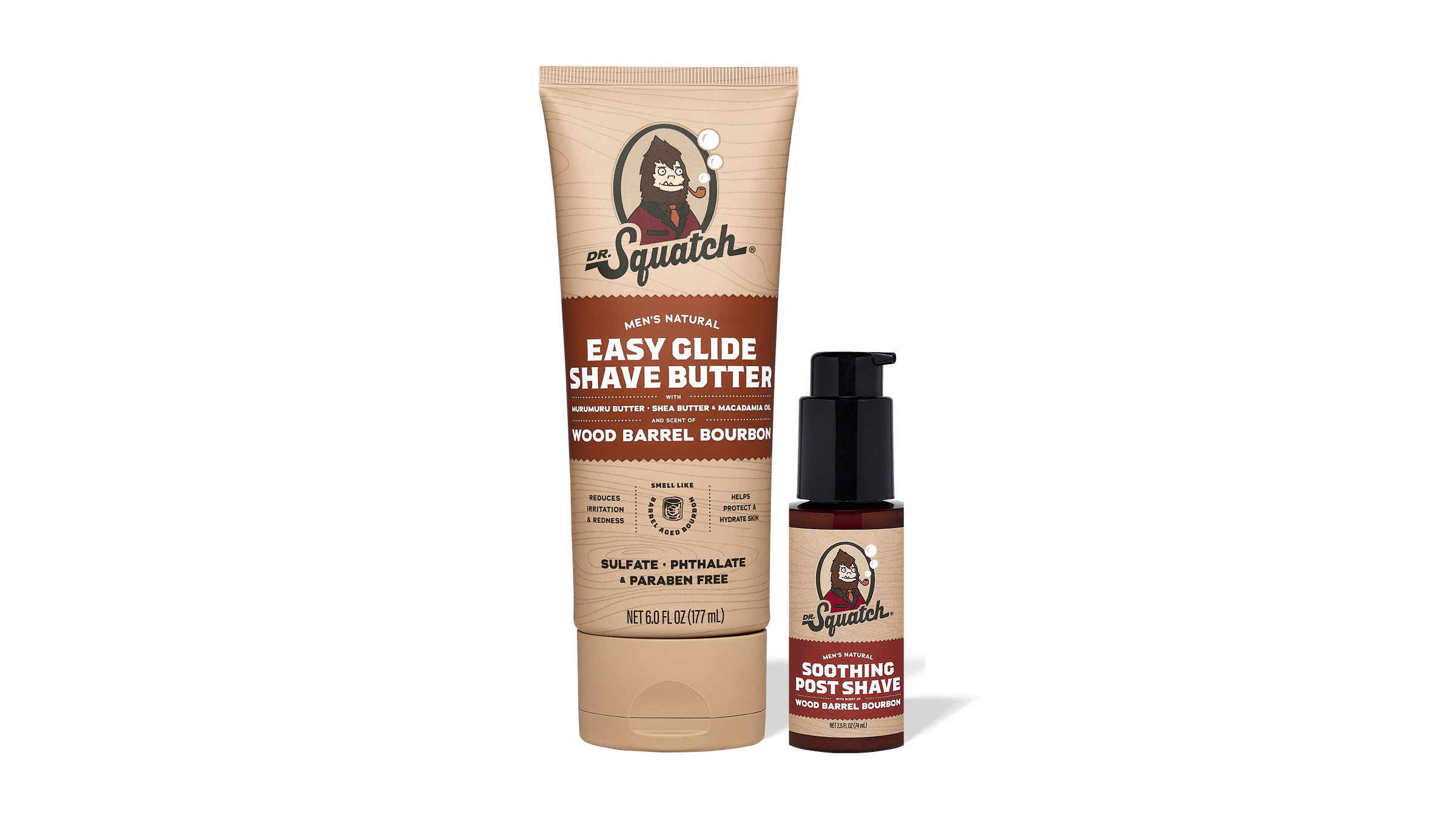 Wood Barrel Bourbon Smooth Shave Bundle