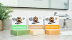Lifestyle photo featuring Dr. Squatch Green Tea Butter bar soap