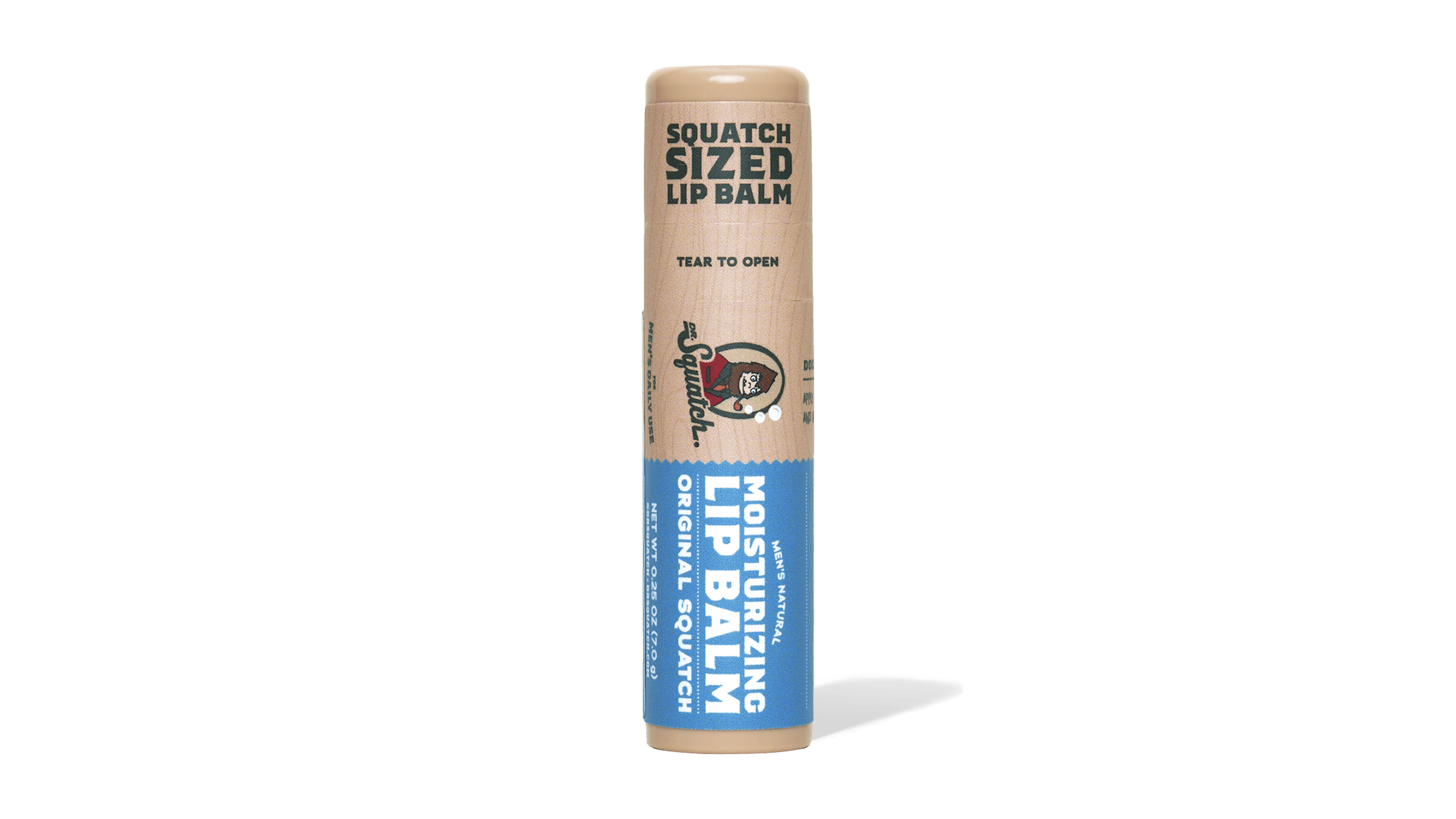Dr. Squatch Original Squatch Lip Balm! packaging